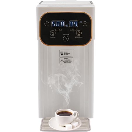 1500 W Water Cooler Dispenser,Desktop Electric Water Dispenser with LCD Operation Panel,Freestanding Hot and Cold Water Cooler Dispenser for Home