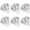 Mr16-50w-6 Pack, variant on MR16 Halogen Bulb 50W Dimmable 12V GU5.3 Bi Pin Base Spotlight with Long Lifespan, 2700K Warm White MR16 Bulbs with Clear Glass Cover for Landscape, Track Lights, Fiber Optics, Desk Lamps, 6 Pack