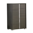 thumbnail image 6 of J&M Furniture Alice Bedroom Collection in Matte Grey with 6 piece king bed, chest, dresser, mirror and 2 nightstand, king bedroom set, 6 of 6