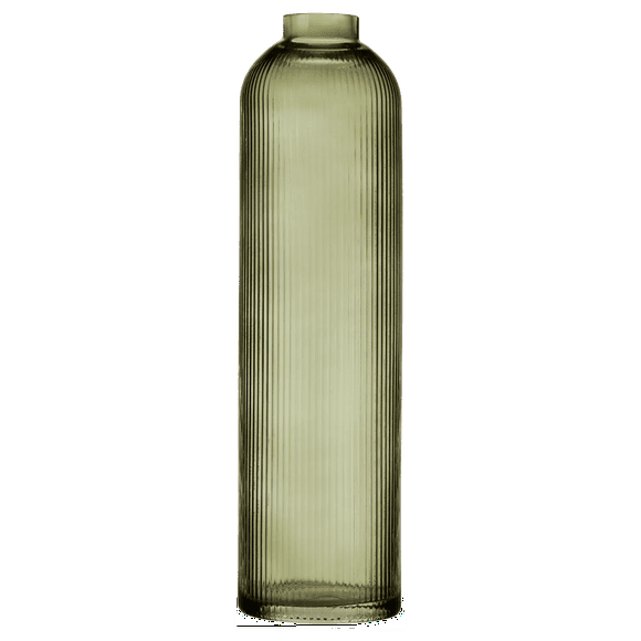 Bouclair Green Glass Floor Vase