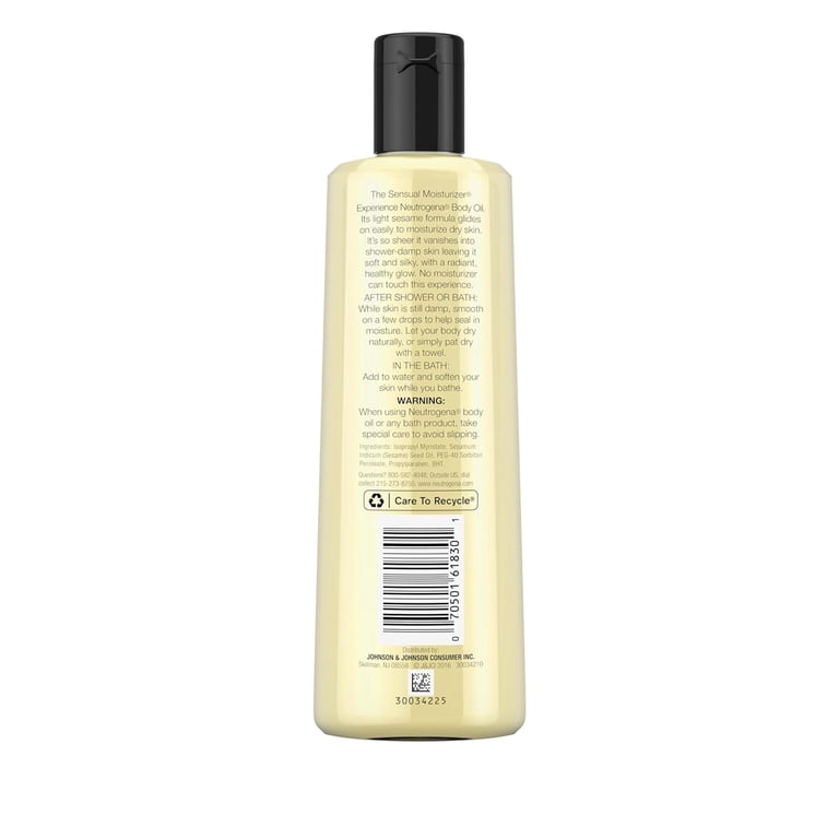 Neutrogena Body Oil Light Sesame Formula, 8.5 oz photo 2
