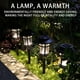 thumbnail image 5 of Luces solares Luces de patio Iluminación exterior Luces decorativas Luces de suelo Luces LED decorativas para jardín Lámpara de suelo, 5 of 9