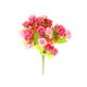 thumbnail image 2 of Ramo decorativo de rosas artificiales en múltiples colores, 25 cm, arreglo floral de plástico para bodas, decoración del hogar, regalos y ocasiones especiales., 2 of 6