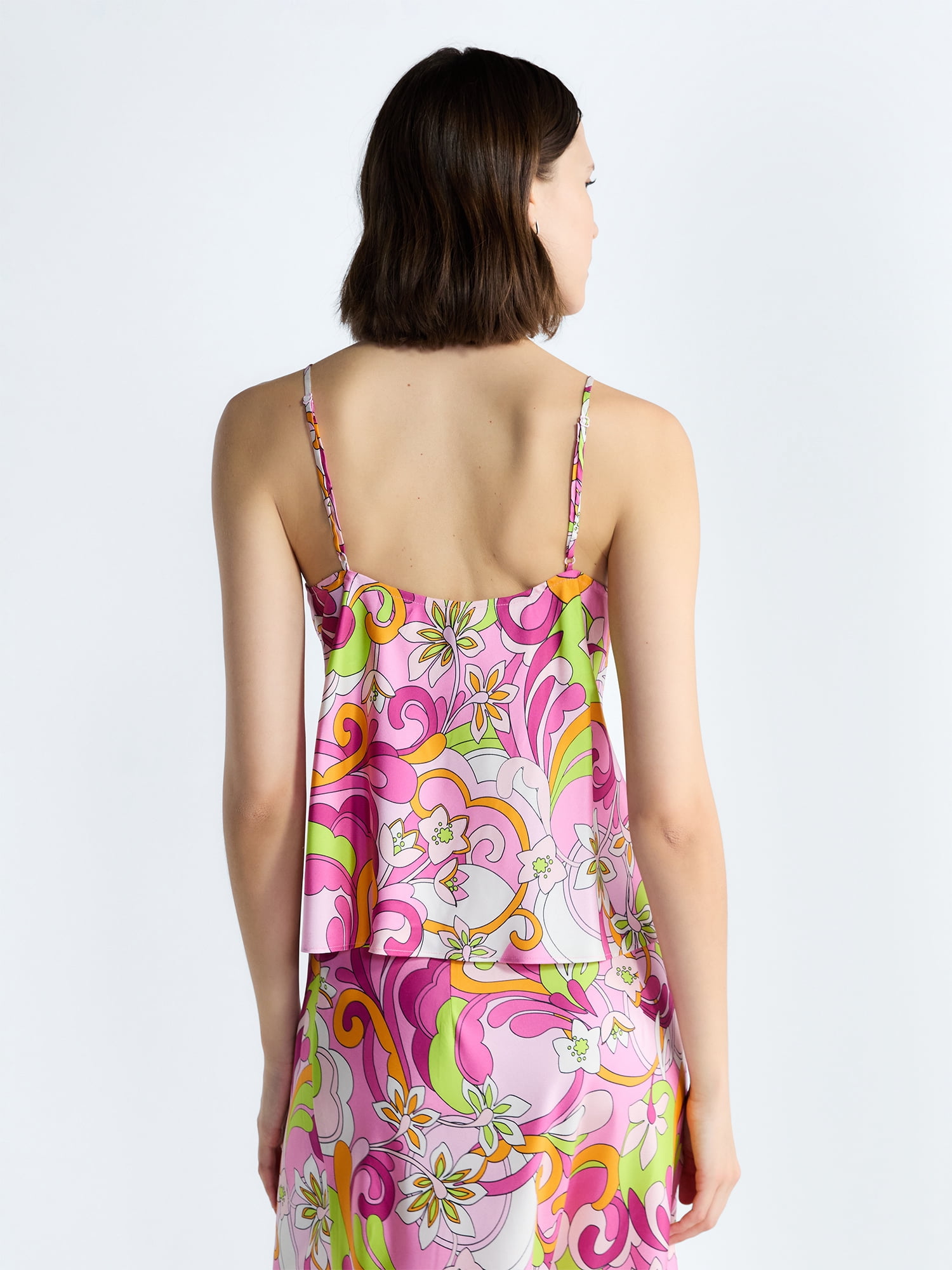 Free Assembly Women's Sleeveless Silk Cami Top, Sizes XS-XL