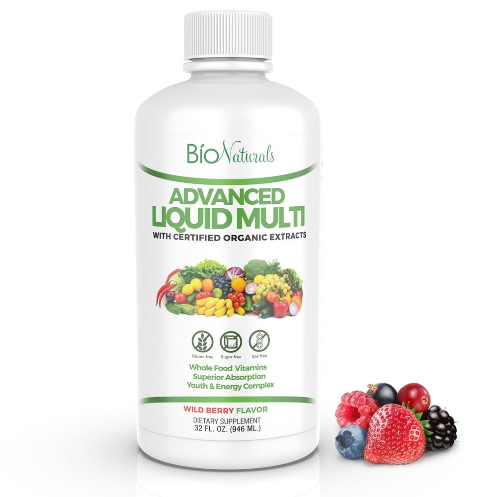 Bio Naturals Liquid Multivitamin for Men & Women with 200 Nutrients