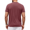 thumbnail image 5 of GENTS BLISS Henley Men Shirts Short Sleeve T shirts for Men V Neck Casual Men Shirts, 5 of 8