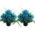 thumbnail image 1 of Bookk Elegant Cemetery Floral For Realistic Memorial For Display Long Lasting Indoor Outdoor Décor, 1 of 4