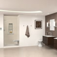 thumbnail image 3 of Transolid Swkx48367224 Saramar 48" W X 36" D X 96" H Six Panel Shower Wall Kit - Cashew, 3 of 5