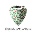 thumbnail image 3 of FYTPOV Shamrock Printed Dog Bandana, Felt Pet Scarf Bibs for Dogs Cats, Adjustable Pet Supplies for Small Medium Large Dog Puppy Cat Pet, 3 of 5