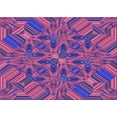thumbnail image 1 of Ahgly Company Indoor Rectangle Patterned Dark Magenta Purple Area Rugs, 8' x 12', 1 of 6