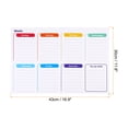 thumbnail image 2 of Uxcell 16.9" x 11.8" Dry Erase Whiteboard, 2 Pcs Magnetic Chore, 2 of 6