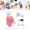 Pink, variant on Zentra ABS Craft Project Cord Knitter Electric Weaving Machine Portable Yarn Winder for Pink