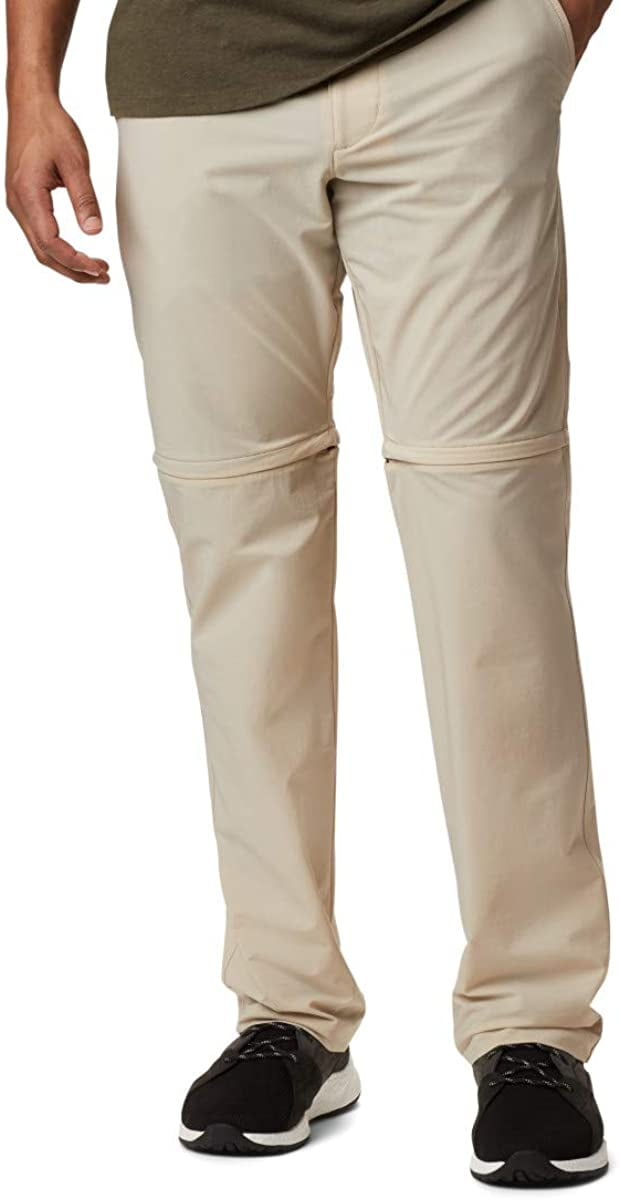 Columbia Men's 5-Pocket Pants UPF 50 Omni-Shield Flax Tan 