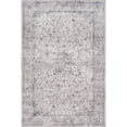 thumbnail image 6 of nuLOOM Peressa Medallion Washable Area Rug, 2' 6" x 8', Runner, Grey, 6 of 9