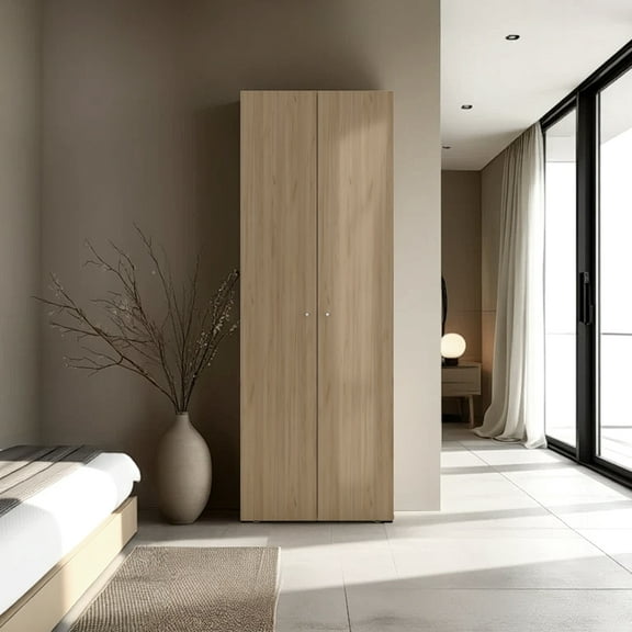 Soham Closet System Eco, Bedroom, Macadamia