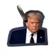 thumbnail image 1 of EZLIFE Llavero con foto policial de Donald Trump Llavero Política Republicano N EW FAST Y8A1, 1 of 7