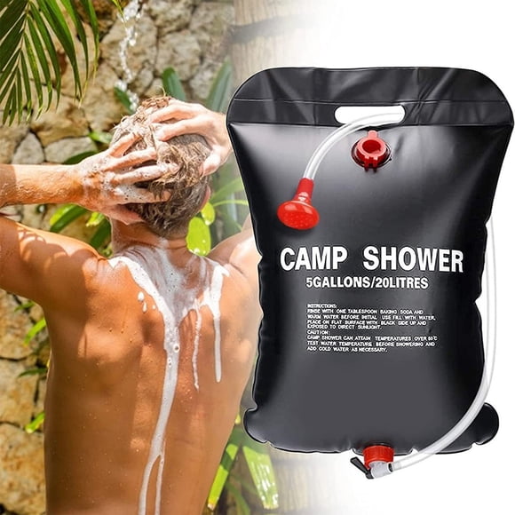 Dvkptbk Outdoor Foldable Solar Hot Water Shower Bag, Household Portable Water Bag, Outdoor Shower, Sun Drying, Water Storage Bag Outdoor Shower Sbag Camping & Hiking