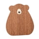 thumbnail image 1 of Plato de madera con forma de oso, accesorio de cocina, bandeja de oso para regalo de boda o cumpleaños Bebé oso, 1 of 9