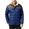Free Country Mens Down Puffer Jacket, Blue, Large