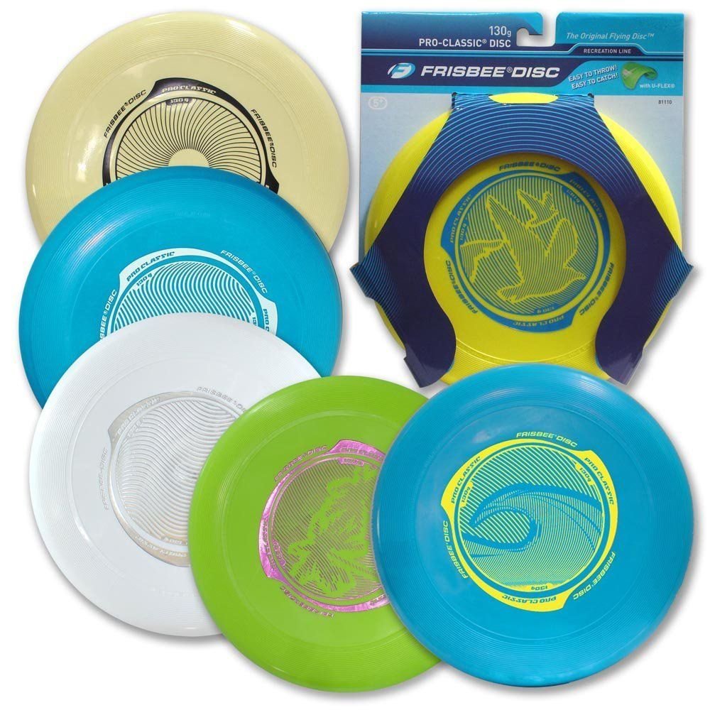 3 Wham-O Pro-classic 130g Frisbee Yellow Pink and Blue for sale online