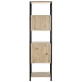 thumbnail image 5 of SAFAVIEH Gabrielle Retro Mid Century Wood Etagere, Oak/Black, 5 of 9