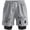 Gray, variant on Gigi Perez Headline Tour Shorts Women Men 2 in 1 SweatShorts Fashion Outdoor Sportswear