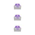 thumbnail image 1 of Transemion Convenient Shelf Bins Storage Solution For Home Or Office Collapsible For Easy gray+purple 30x24x15cm 3Set, 1 of 6