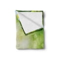 thumbnail image 2 of Nature Soft Flannel Fleece Blanket, Fresh Spring Meadow with Blooming Wild Flowers Soft Blurry Morning View, Cozy Plush for Indoor and Outdoor Use, 60" x 80", Green Pale Yellow Pink, by Ambesonne, 2 of 6