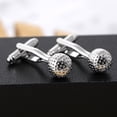 thumbnail image 2 of Cufflinks Creative - Pelota de golf para hombre, chapada en plata, 2 of 3