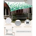 thumbnail image 5 of Sun Shade Sail 6.5x10Ft Farmhouse Green Dot Gradient Watercolor Uv Block Sunshade Canopy Outdoor Shade Cover Rectangle Shade Cloth For Patio Garden Yard Deck Pergola, 5 of 6