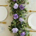 thumbnail image 4 of Lilixerw Flower Garland,Fake Rose Vine Artificial Flower Hanging Rose Ivy,for Home Hotel Office Wedding Party Garden Craft Art Decor, 4 of 5