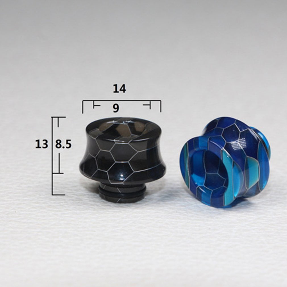 510 Drip Tip Epoxy Snake Skin Resin Mouthpiece Cap for TFV8 Baby Melo 3-Portable