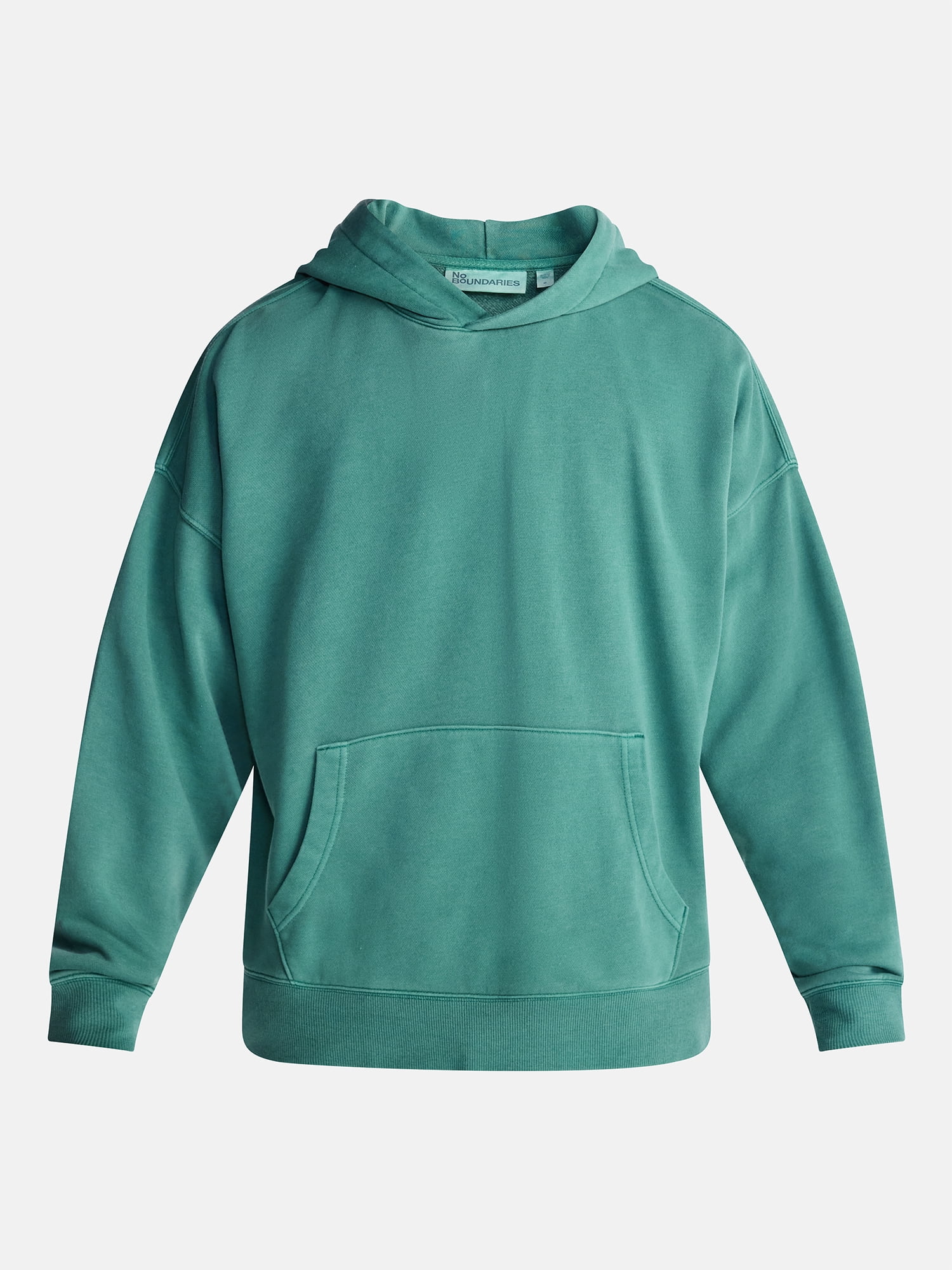 No Boundaries Oversized Hoodie with Long Sleeves, Men's XS-4XLT