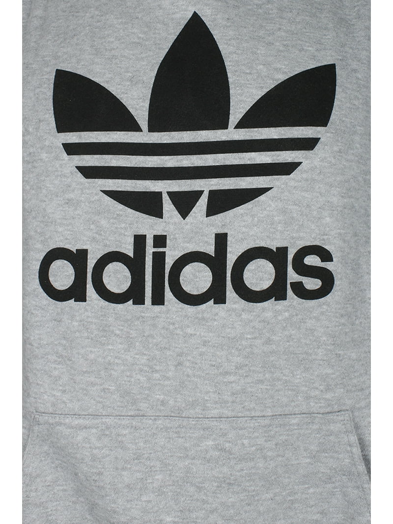 トップス archive adidas sweat big logo gray black Adidas Men's Hoodie Sweatshirt Big Logo Grey Large | eBay