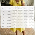 thumbnail image 3 of YuXingFu Midi Dresses for Women Mid-Length Plus Size Womens Dress Short Sleeve Solid Color Casual Summer Yellow S, 3 of 4