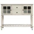 thumbnail image 2 of Rustic Farmhouse Wood Buffet Storage Cabinet with Bottom Shelf, Living Room, 42 Inch, 2 of 7