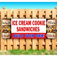 thumbnail image 1 of Ice Cream Cookie Sandwiches 13 oz Vinyl Banner With Metal Grommets, 1 of 4