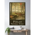 thumbnail image 2 of Pisgah National Forest Poster Wall Art, Modern Wall Decor, 8x12 UNFRAMED, 2 of 3
