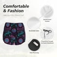 thumbnail image 6 of Lsque Dreamcatcher With Feathers Printed Women's Running Shorts with Liner Pockets,Elastic Quick Dry Workout Athletic Gym Yoga Shorts,Womens High Waist Shorts-, 6 of 9