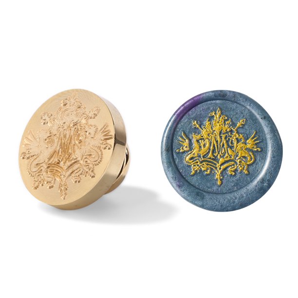 Cuadros Decorativos Sello de cera retro para sobre Cabeza de latón Sin manija Serie Potter (HL02) Tmvgtek embutido en tela