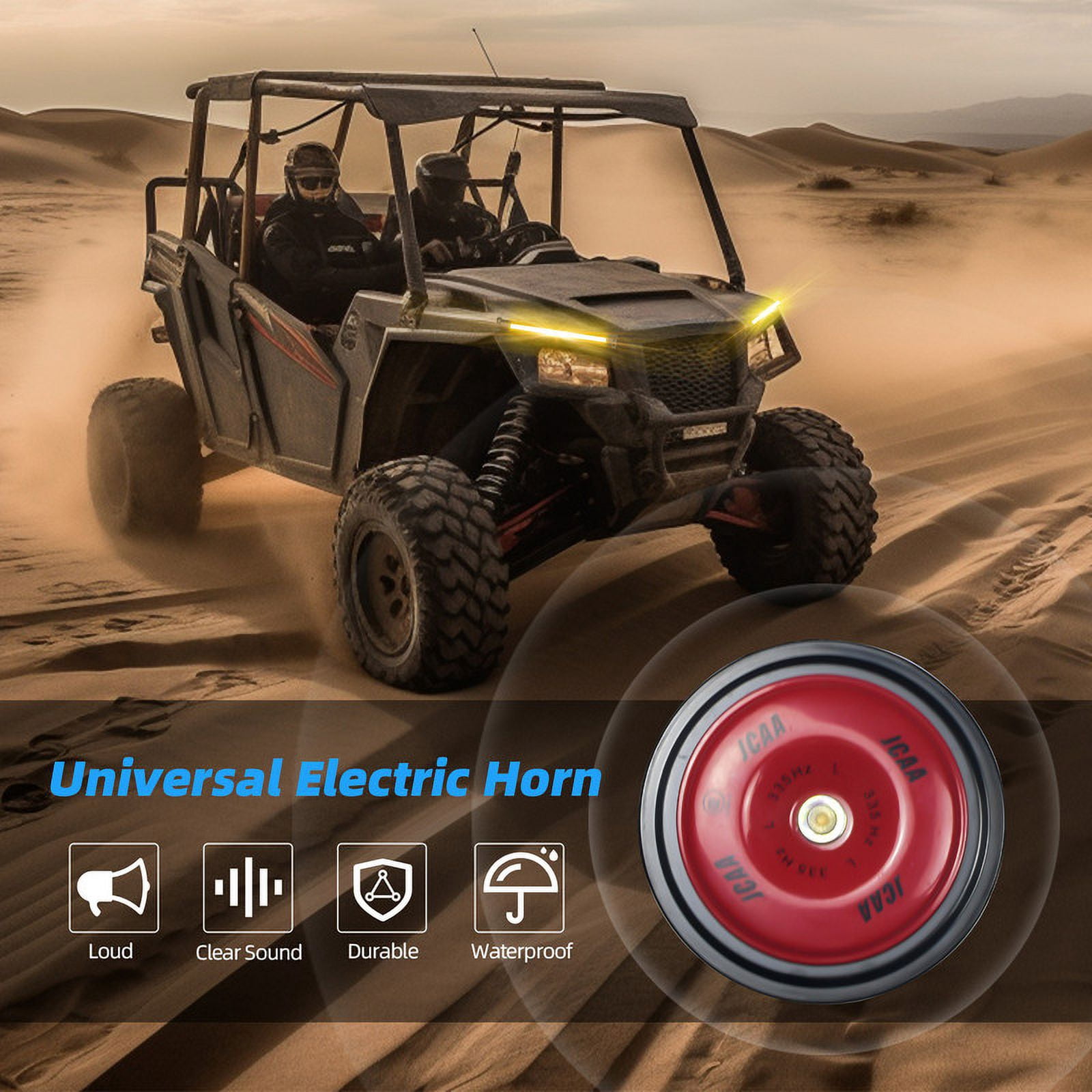 Roykaw UTV Turn Signal Street Legal Kit for Polaris, Kawasaki, Arctic Cat, Pioneer, Talon, Can-Am