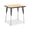 Multi-color, variant on Berries Rectangle Student Desk - 24" X 30", E-height - Maple/Black/Black