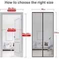 thumbnail image 3 of Magnetic Screen Door 90x230cm, Black, 3 of 4
