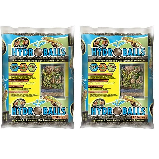 Sustrato para terrario Zoo Med HydroBalls, 1,13 kg (paquete de 2)