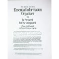 thumbnail image 2 of The Essential Information Organizer - All Of Your Critical Household and Financial Information In One Place - Spiral Bound 10x8, 2 of 6