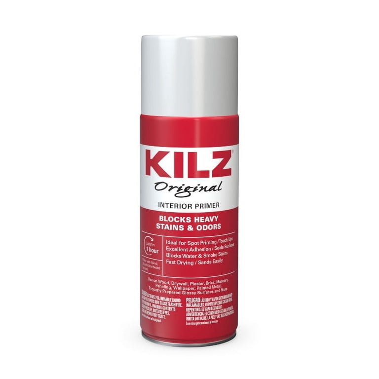 KILZ Original Oil-Based Aerosol Primer, 13 oz White Stain Blocker photo 1