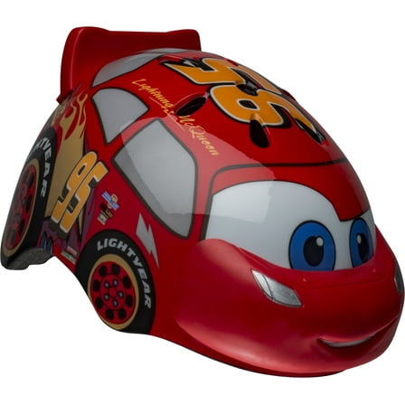 Cars 3D Lightning McQueen Toddler Multisport Helmet, 3  (48-52)