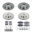 thumbnail image 3 of Power Stop Front and Rear Stock Replacement Brake Pad and Rotor Kit KOE6327, 3 of 8
