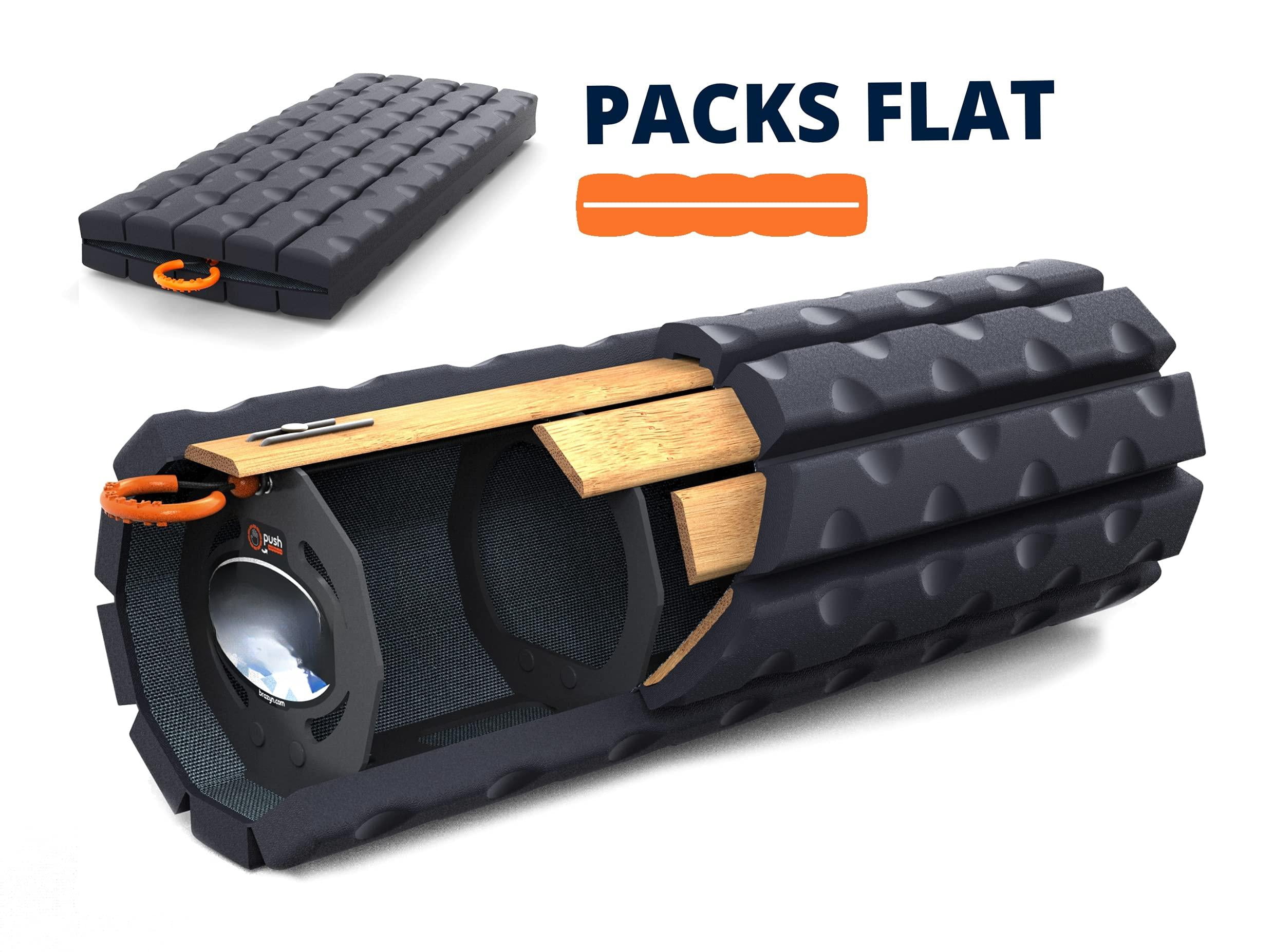 Morph Foam Roller: Collapsible Travel Roller For  Workout Deep Tissue Leg Massage Cracker (midnight Traditional)