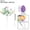 B-3B-clearacne, variant on WWG Artificial Easter Spray with Easter Eggs and Berries Decorative Spring Floral Stems Egg Twig Branches for Vase Arrangement Table Centerpiece Decor